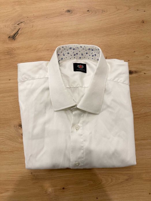 Willsoor - Elegancka koszula biała Rozmiar - XL