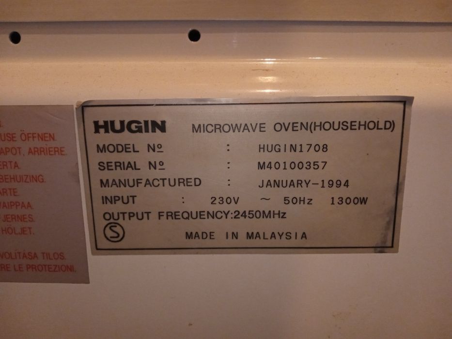 Kuchenka mikrofalowa Hugin 1300 W
