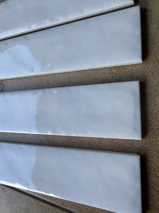 Płytki biale 41 sztuk nowe