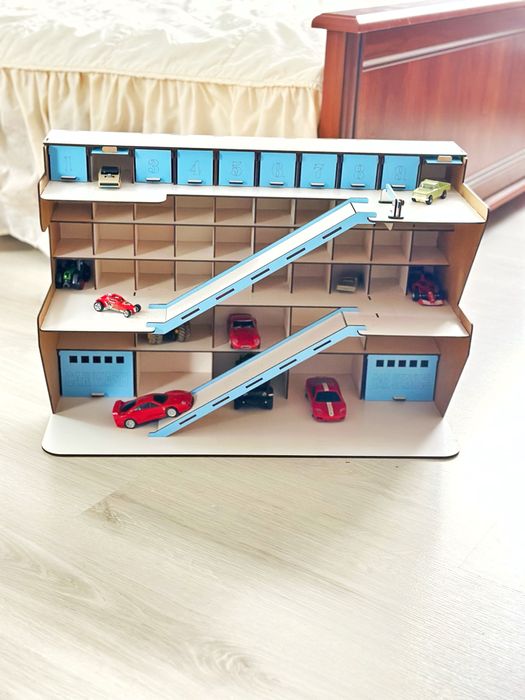 Паркінг для машинок, дитяча парковка, hotweels