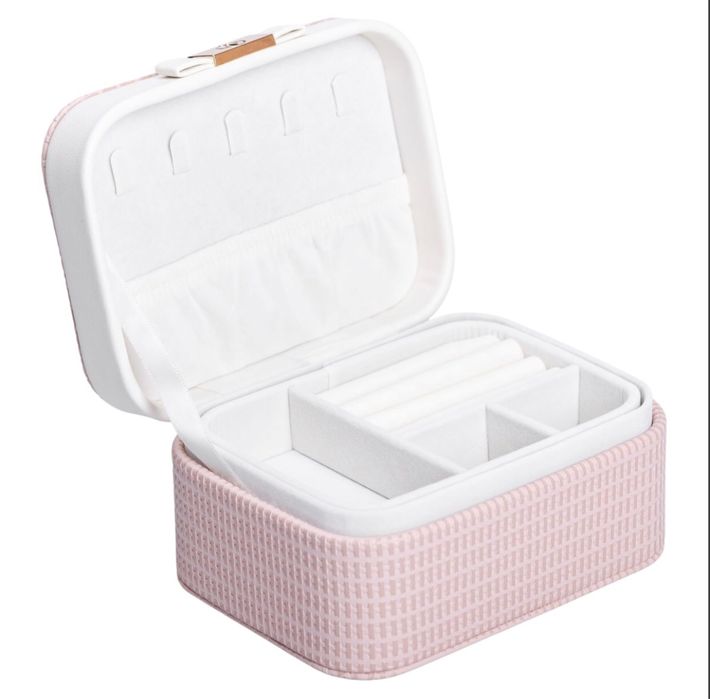Скринька-органайзер для прикрас 15,5х11,5х8,5 см із екошкіри