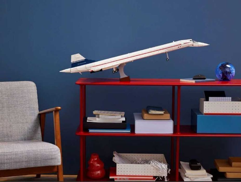 ‼️КОЛЬОРОВА КОРОБКА‼️ Concorde AIRBUS сумісний з Лего 2083д(Код 1121)