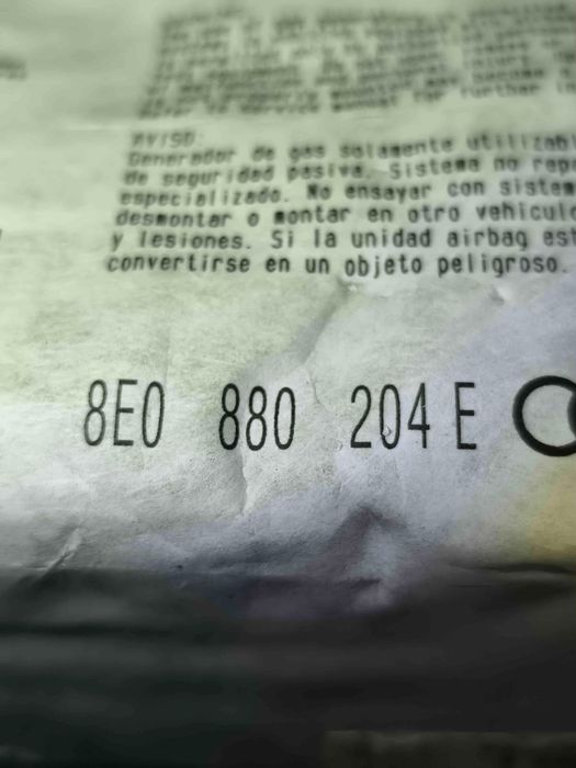 Airbag Passageiro AUDI A4 B6 Avant