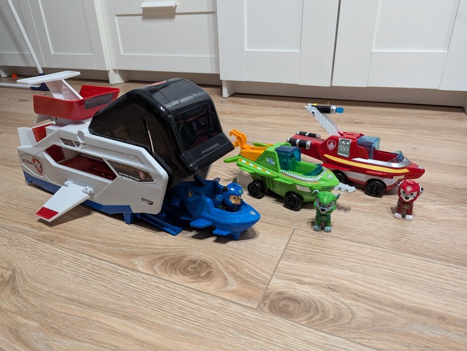 Aqua Pai patrol - wieloryb + dodatkowe pojazdy