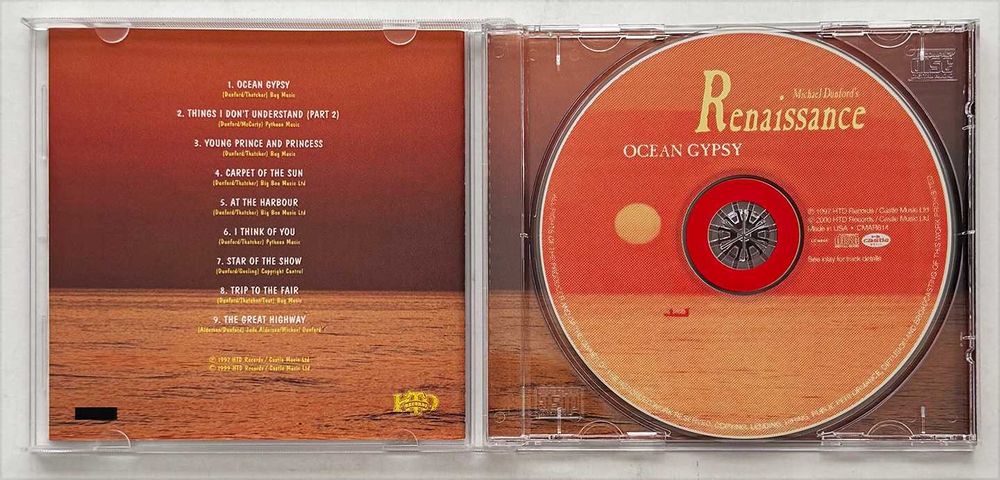CD_Renaissance, Ocean Gypsy. Como novo.
