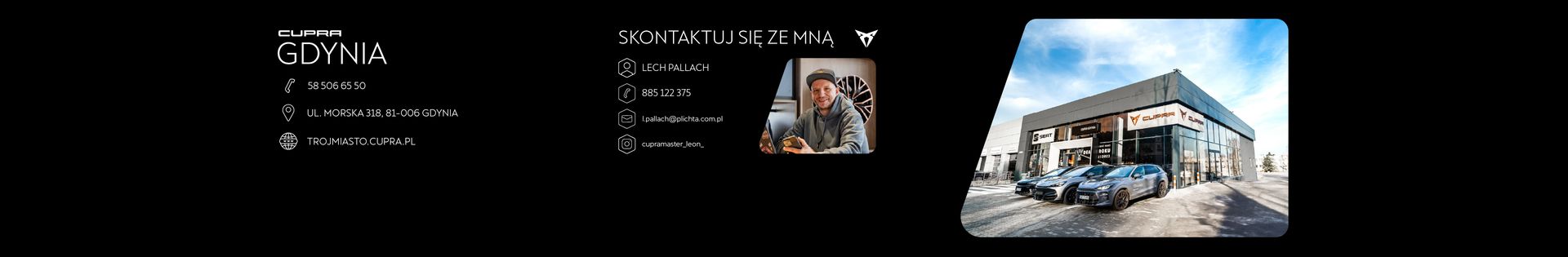 CUPRA Plichta Gdynia top banner