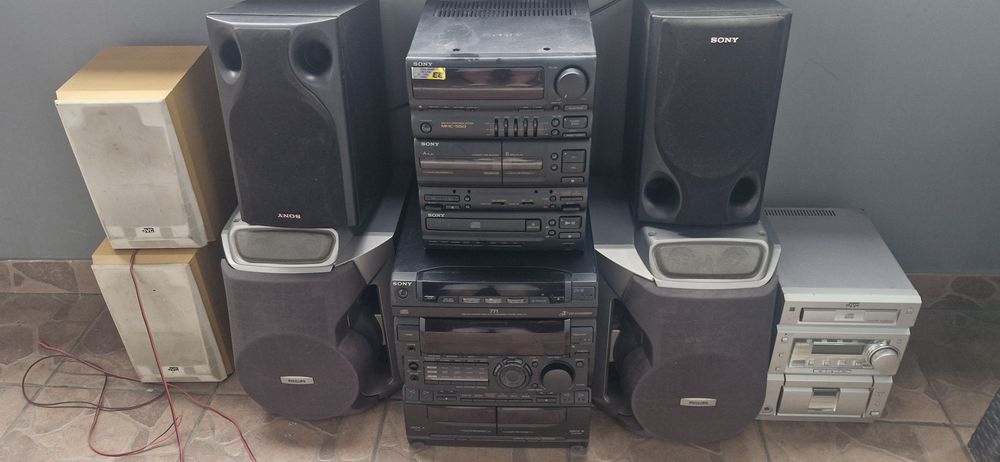 3 wieże Sony mhc-550 mhc-771 JVC
