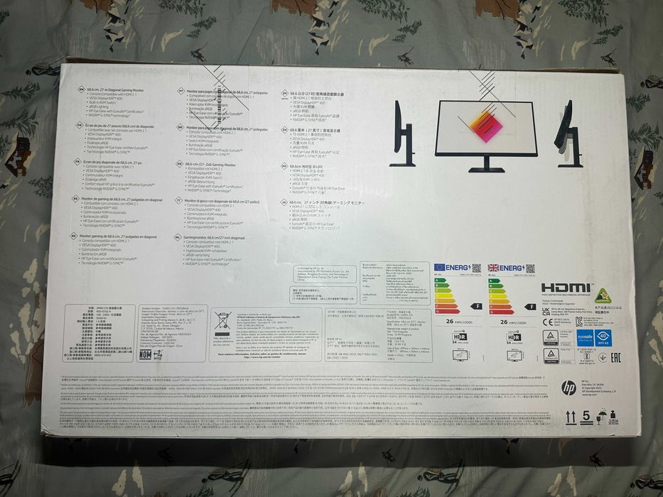 Monitor HP OMEN 27k 144Hz IPS 4k