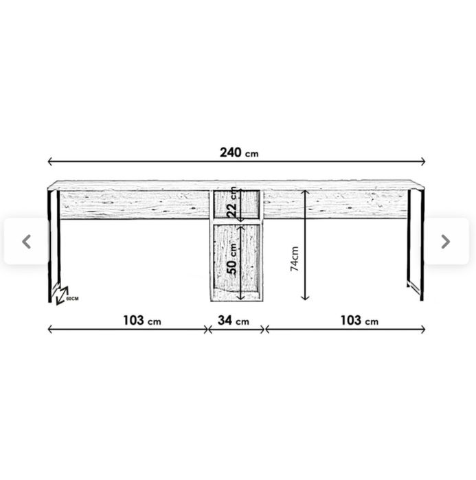 Mesa de escritorio Annis -