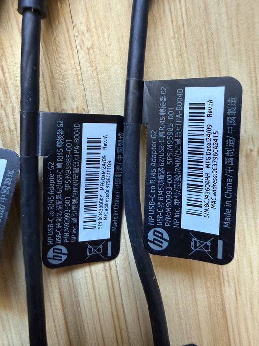 HP USB-C to RJ45 Ethernet RTL8153-03 гарантія 3 міс