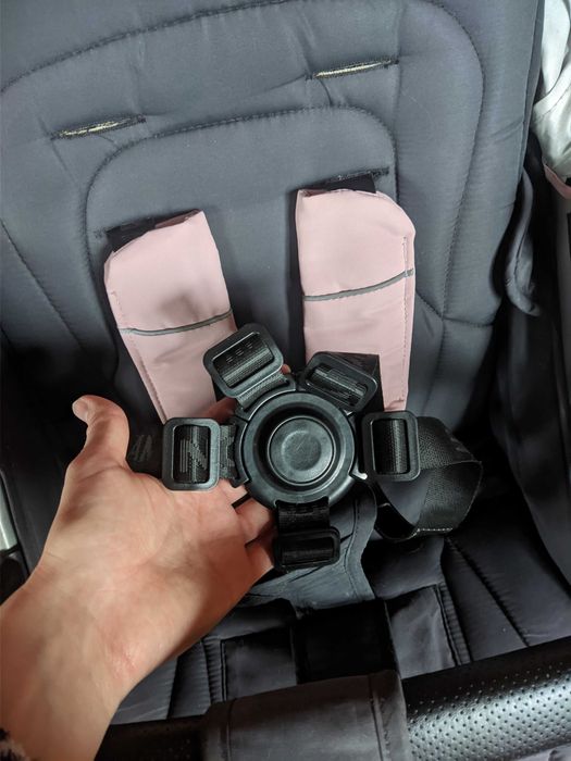 Рожева коляска El Camino Dynamic Pro Me 1053N Pale Pink (візочок)
