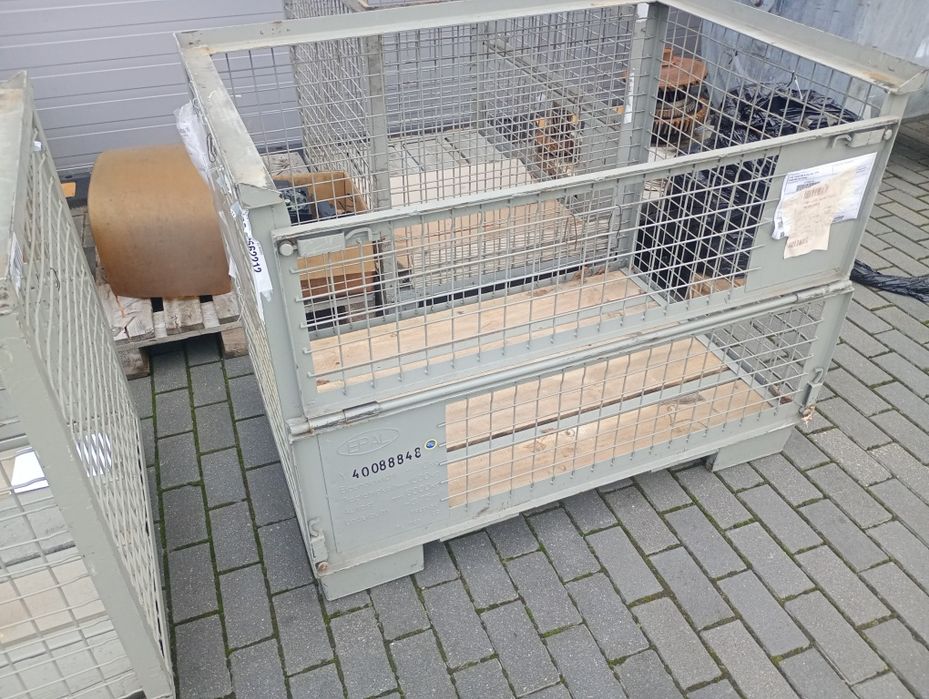 Skrzyniopalety metalowa gitterbox