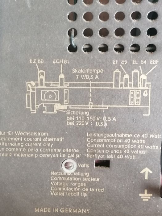 Radio antigo Siemens
