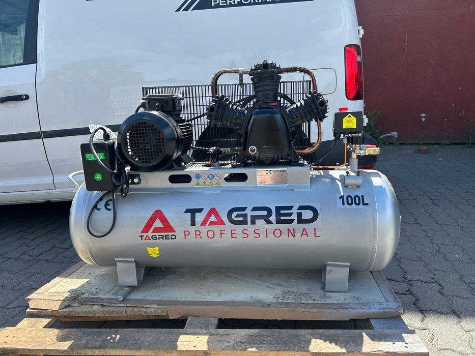 Kompresor olejowy TAGRED 100L 400V 3-TŁOKOWY– OUTLET