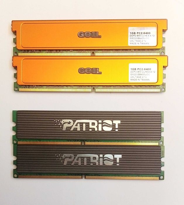 Pamięć RAM 4GB 4x1GB DDR2 Patriot Geil