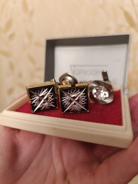 Запонки СССР старые