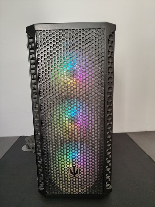 obudowa komputerowa gamingowa pc rgb glass mesh