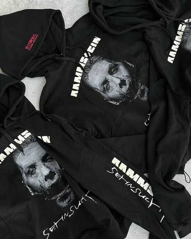 Vetements rammstein hoodie sale