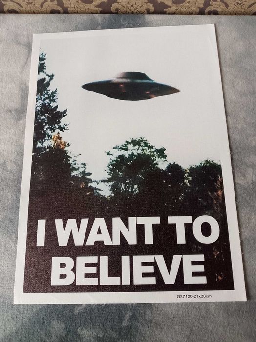 plakat na płótnie z filmu z archiwum x