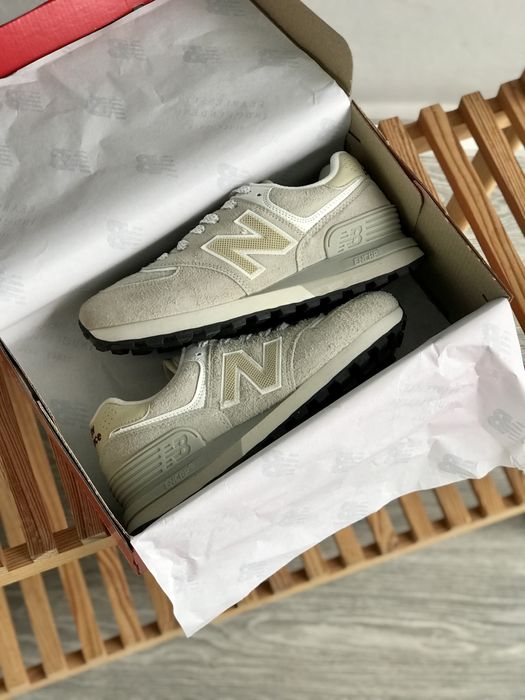 Кросівки Кроссовки New Balance 574 x Stone Island Beige White Бежевый Белый Бежевий Білий Кросовки демісезон