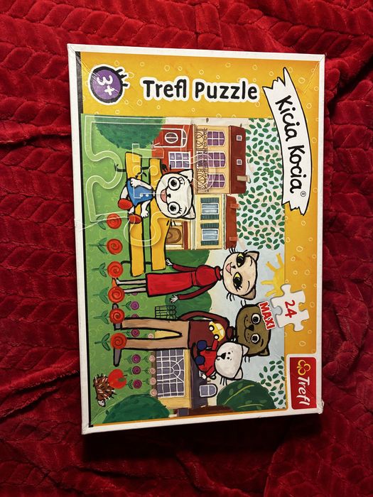 Puzzle dla dzieci kicia kocia 3+