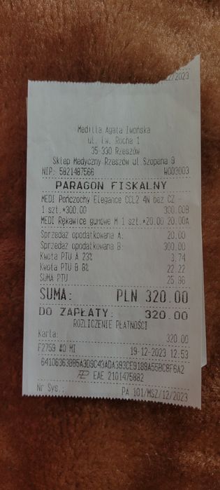 Pończochy uciskowe samonośne