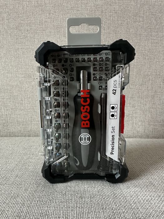 Bosch - zestaw precyzyjnych bitów, wkrętak