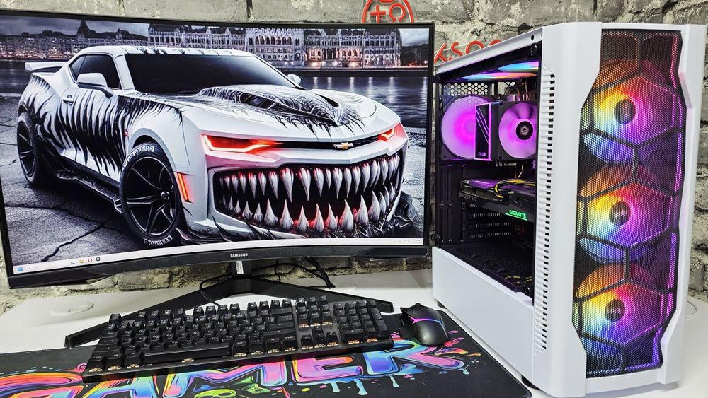 Rtx3060ti i7 8700 Мощный Пк Stalker2 Cs2 Dota2 GtaV Rust Pubg WoT