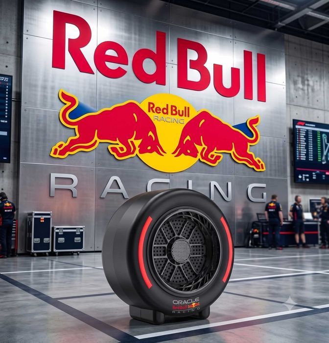 Red Bull Racing RB-SK310 Wheel Edition (у формі колеса) - Party Speaker Tyres — Бездротова колонка Formula 1 Edition