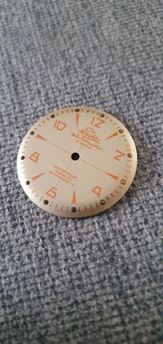 Tarcza Atlantic Worldmaster 21 jewels Incabloc Antimagnetic - 32,36 mm