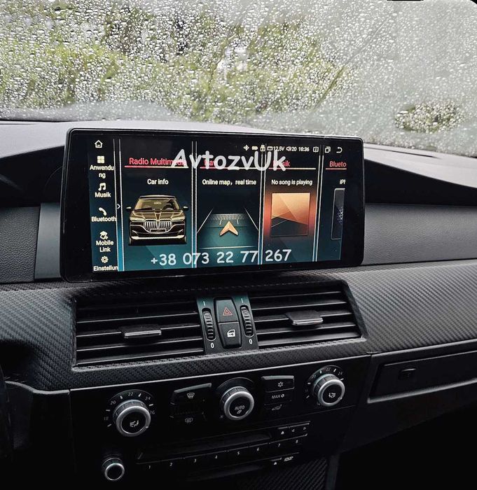 Дисплей BMW 3 5 7 Z4 e60 e65 e61 e62 e63 е60 е64 e90 e66 e89 Android 15