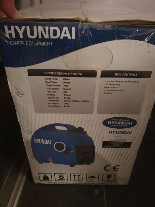 Инверторный генератор Hundai HY2000Si
