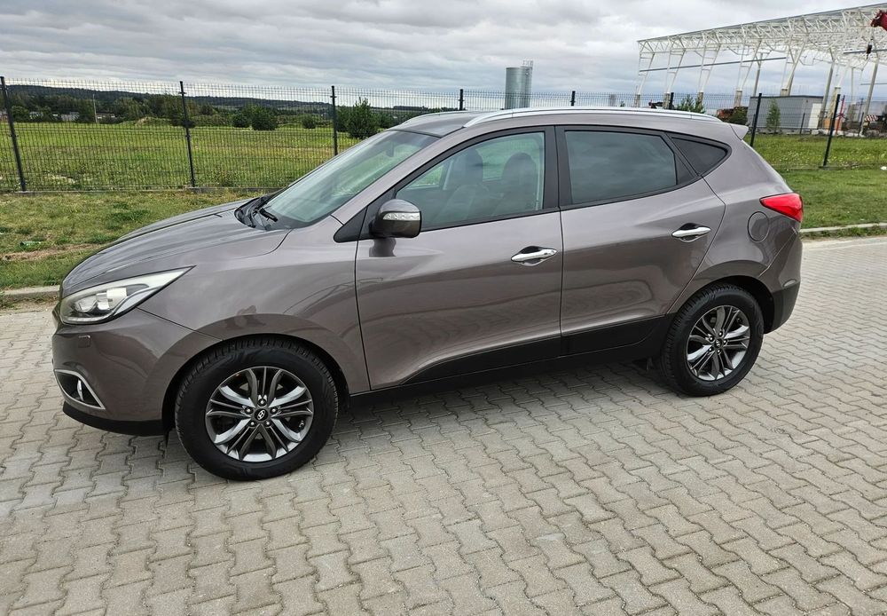 Hyundai ix35 AWD 4x4 Automat 2.0 CRDI 184KM 2015 Skóra Navi Kamera Lakier Oryginał