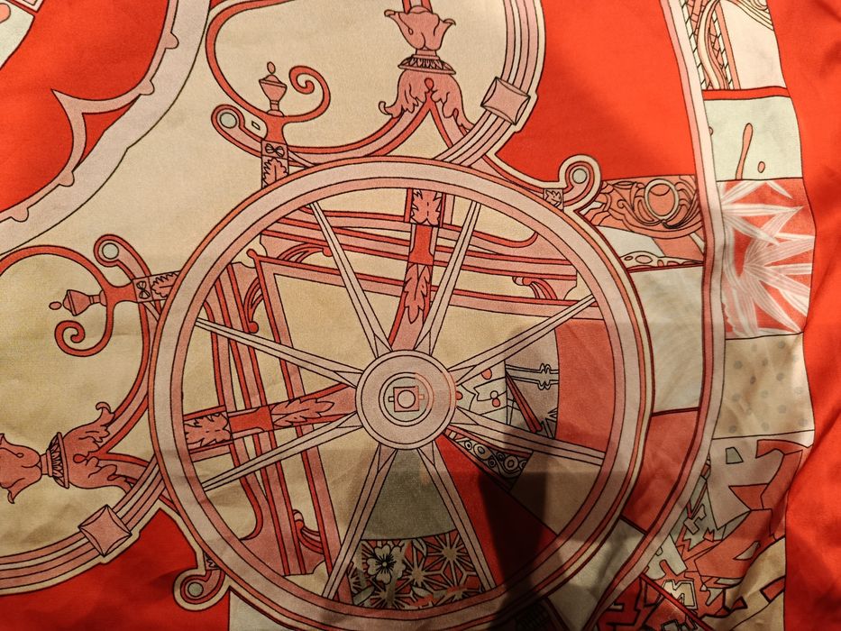 Chusta Hermes washington's carriage kaszmir