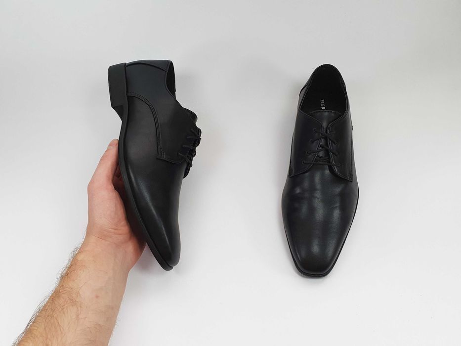 PIER ONE чоловічі туфлі 39 24.5-25 см 5 UK чорні