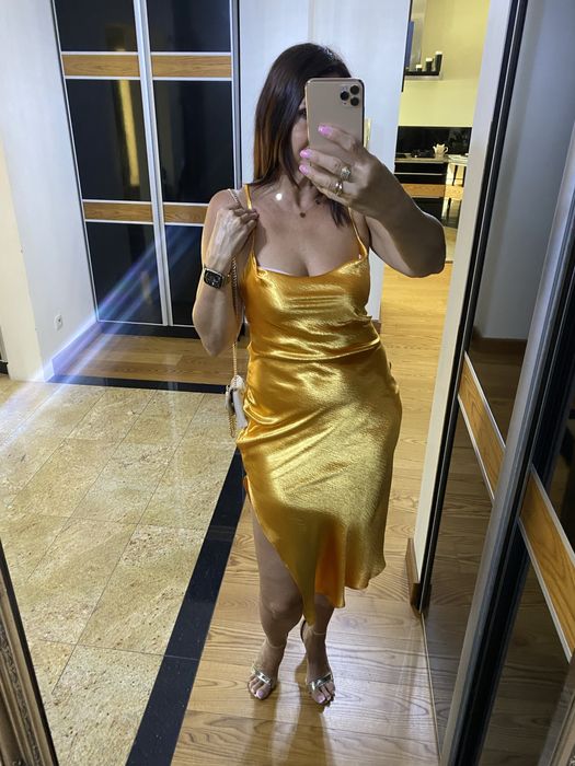 Cudna sukienka Asos na wesele, urodziny, na imprezę 38 M