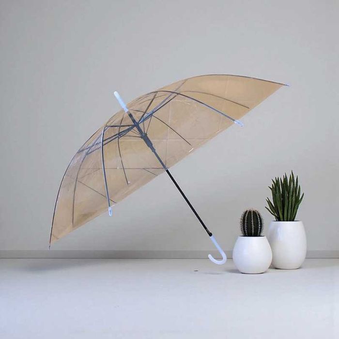 Nowa przezroczysta parasolka ślubna