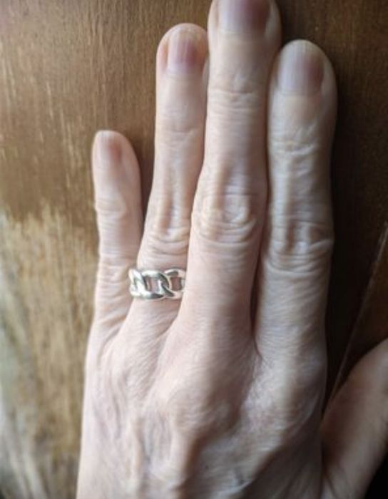 Anel em prata de lei