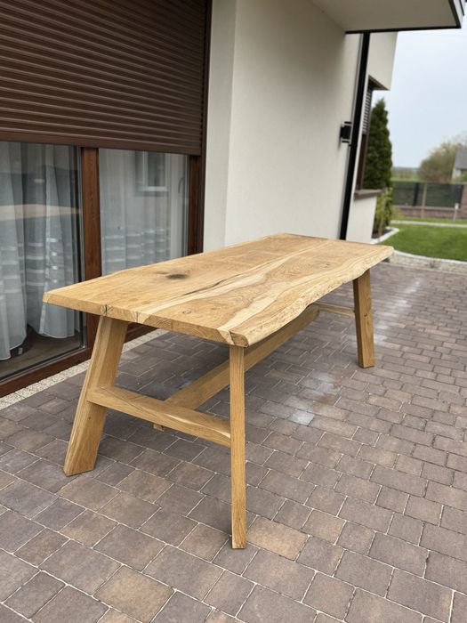 Stół dębowy, ogrodowy