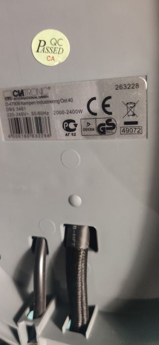 Утюг clatronic DBS 3461