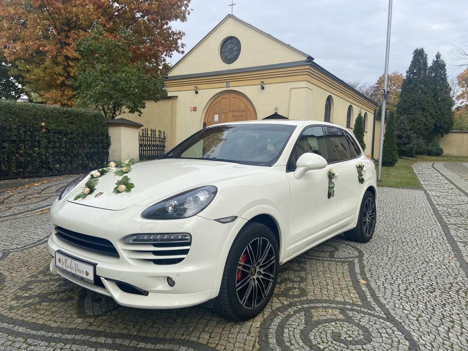 Auto do ślubu Porsche Cayenne Techart -wesele