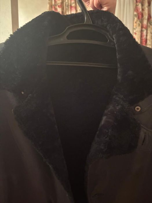 Шкіряна дублянка чоловіча