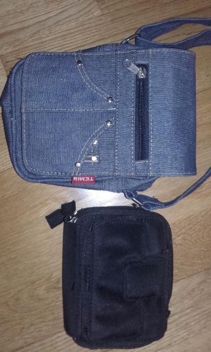 2 malas tiracolo e cintura.