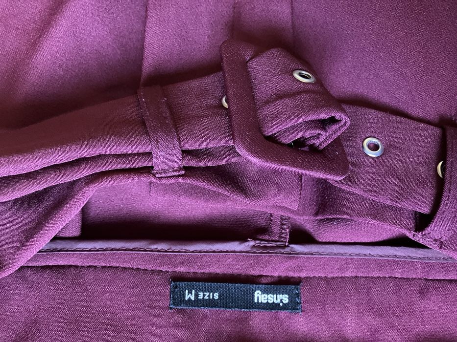 Bordowy garnitur s/m Sinsay