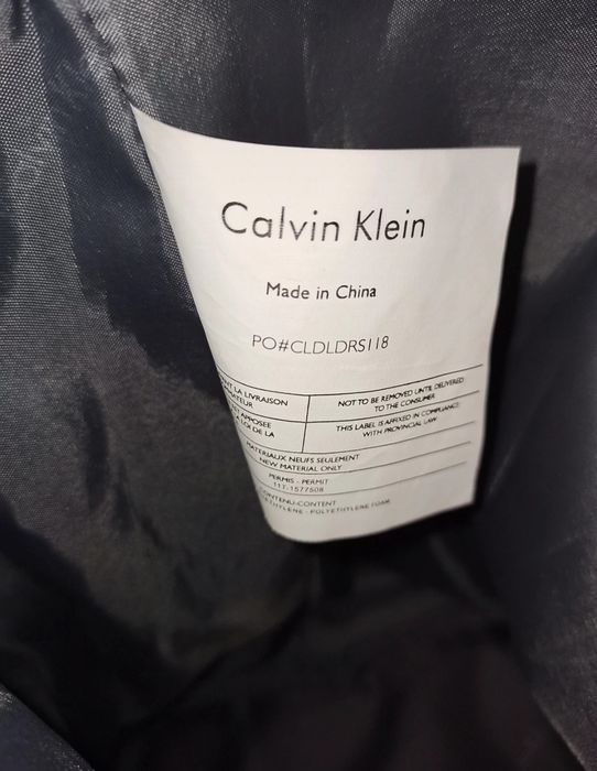 Torba podróżna Calvin Klein logowana duża