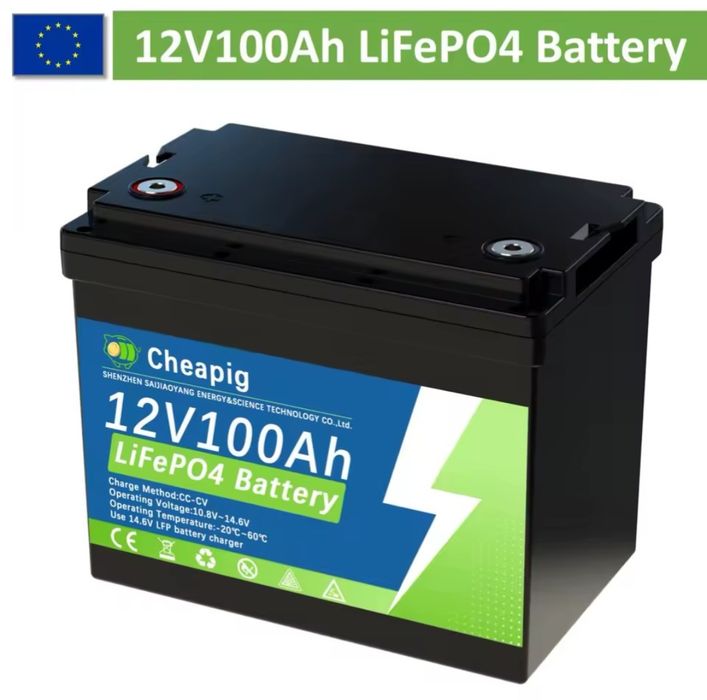 Акамулятор lifepo4 12v 100ah