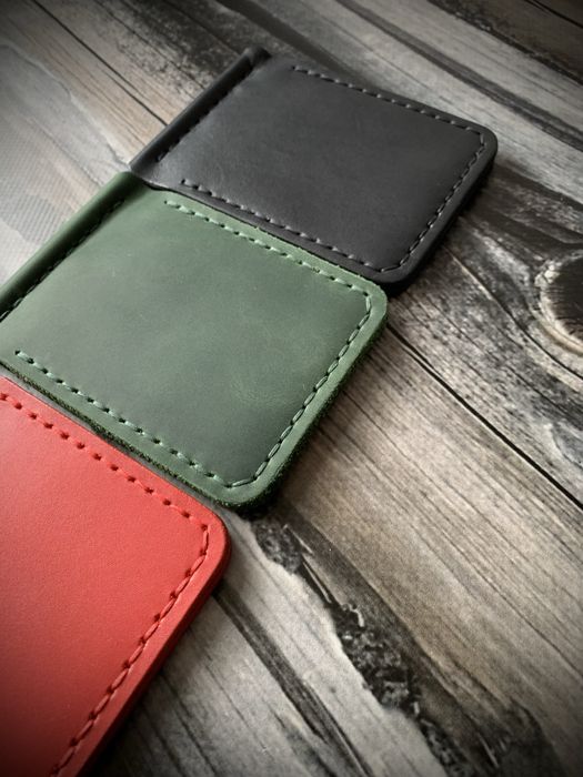 Кожаный зажим для денег,кошелек,портмоне ручной работы t.d.family !