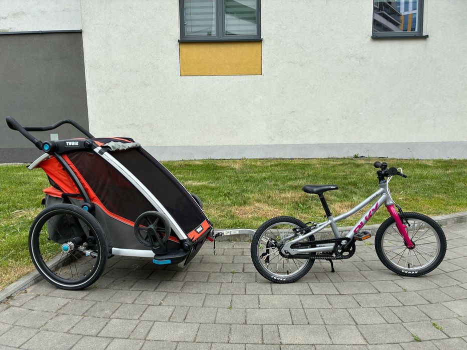 Przyczepka rowerowa thule chariot cross 1osobowa z zestawem do biegania
