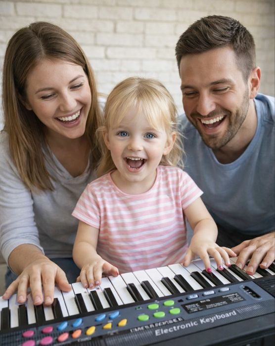 Синтезатор Дитячий (новий) с мікрофоном