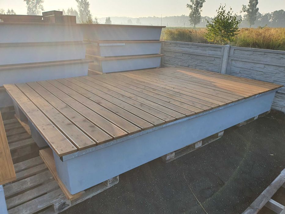 Pomost Pływający Pomosty Platforma Wyspa Rower wodny Katamaran